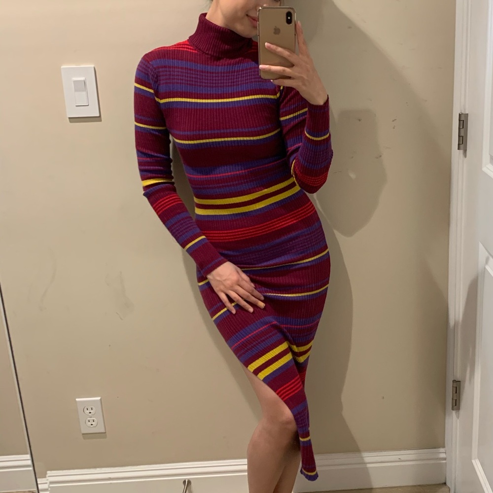 Maxi bodycon sweater dress